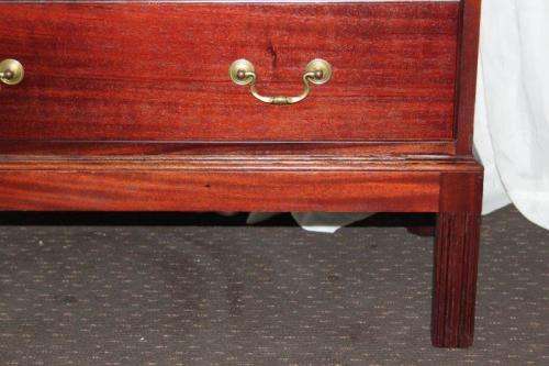 AN INCREDIBLE ORIGINAL "LISS BROS" 1958 UK MILITARY? SOLID MAHOGANY FLIP-TOP WRITING DESK