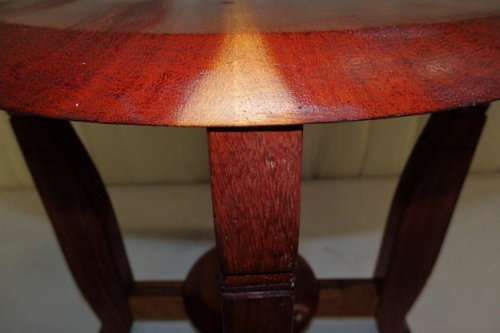An awesome and solidly made Solid Teak four-legged stool in excellent condition