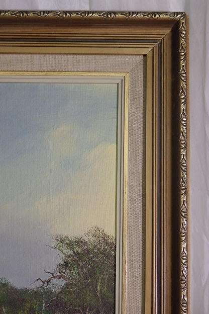A FANTASTIC ORIGINAL SIGNED PAINTING BY 20th CENTURY SOUTH AFRICAN ARTIST; REG LAMONT