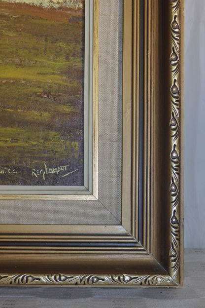 A FANTASTIC ORIGINAL SIGNED PAINTING BY 20th CENTURY SOUTH AFRICAN ARTIST; REG LAMONT