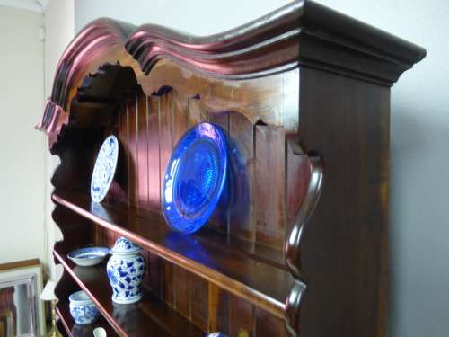 AN UNQUESTIONABLY MAGNIFICENT VINTAGE SOLID IMBUIA BALL & CLAW WELSH DRESSER, BEAUTIFUL, ELEGANT!