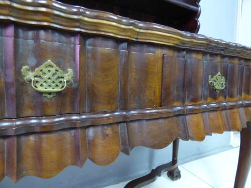 AN UNQUESTIONABLY MAGNIFICENT VINTAGE SOLID IMBUIA BALL & CLAW WELSH DRESSER, BEAUTIFUL, ELEGANT!