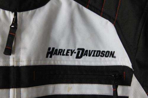 A SPECTACULAR ORIGINAL HARLEY DAVIDSON GENTS SIZE LARGE BIKE JACKET IN SUPERB CONDITION