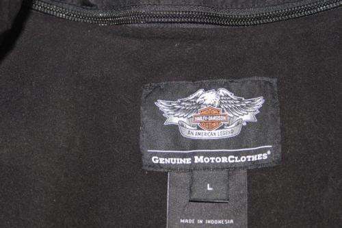 A SPECTACULAR ORIGINAL HARLEY DAVIDSON GENTS SIZE LARGE BIKE JACKET IN SUPERB CONDITION