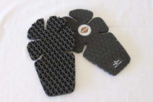 2x PAIRS OF HARLEY DAVIDSON LIGHTWEIGHT BODY ARMOR PADS: FOR JACKETS BACK, ELBOW & SHOULDER bid/pair