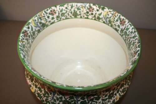 A VERY RARE ANTIQUE (1912) ROYAL DOULTON "PERSIAN" PATTERN PLANTER BOWL IN AMAZING CONDITION