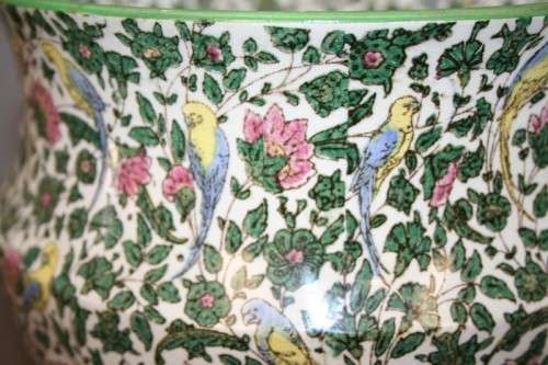 A VERY RARE ANTIQUE (1912) ROYAL DOULTON "PERSIAN" PATTERN PLANTER BOWL IN AMAZING CONDITION