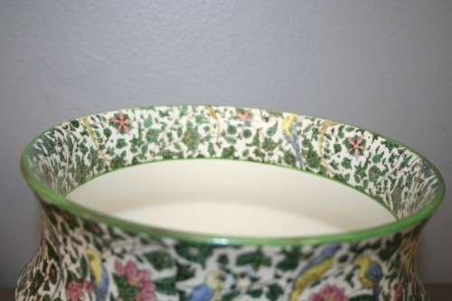 A VERY RARE ANTIQUE (1912) ROYAL DOULTON "PERSIAN" PATTERN PLANTER BOWL IN AMAZING CONDITION