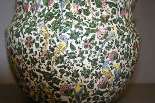 A VERY RARE ANTIQUE (1912) ROYAL DOULTON "PERSIAN" PATTERN PLANTER BOWL IN AMAZING CONDITION