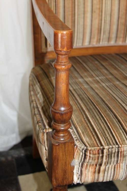 TWO FABULOUS VINTAGE/ANTIQUE? SOLID ROSEWOOD "REGENCY" PERIOD OCCASIONAL ARMCHAIRS bid/chair