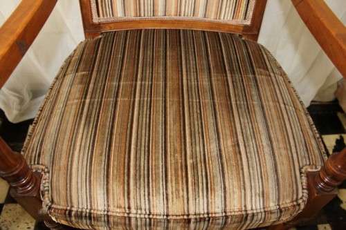 TWO FABULOUS VINTAGE/ANTIQUE? SOLID ROSEWOOD "REGENCY" PERIOD OCCASIONAL ARMCHAIRS bid/chair
