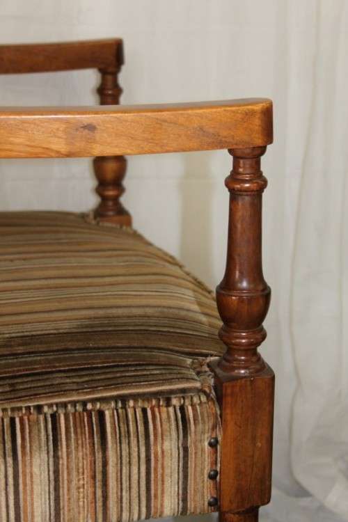TWO FABULOUS VINTAGE/ANTIQUE? SOLID ROSEWOOD "REGENCY" PERIOD OCCASIONAL ARMCHAIRS bid/chair