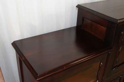 A BEAUTIFUL ANTIQUE SOLID IMBUIA BALL & CLAW DRINKS CABINET/ BUFFET SERVER IN AMAZING CONDITION
