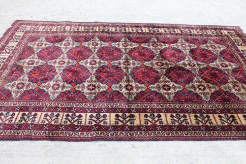 A TRULY SPECTACULAR LARGE (3m x 1.88m) RUSSIAN BLUE KAZAK "PERSIAN" CARPET IN MAGNIFICENT CONDITION