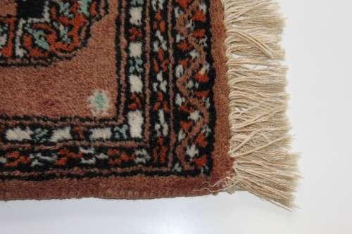 A WONDERFUL PERSIAN CARPET "TABLE CARPET" FOR A CANDELABRA, TABLE LAMP OR LARGE BOWL