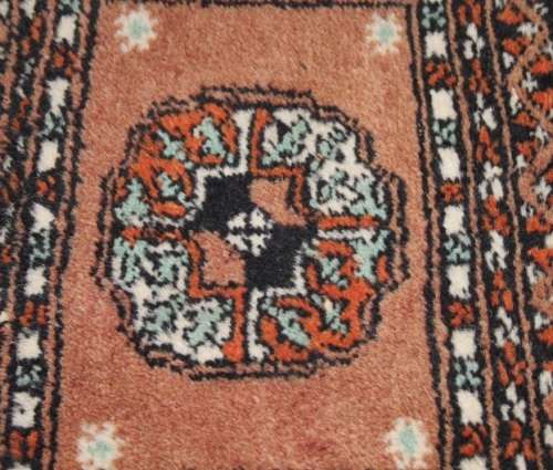 A WONDERFUL PERSIAN CARPET "TABLE CARPET" FOR A CANDELABRA, TABLE LAMP OR LARGE BOWL