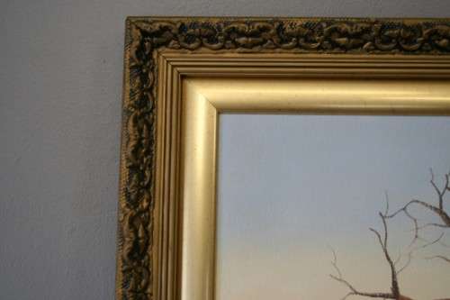 A STUNNING FRAMED OIL ON BOARD LANDSCAPE PAINTING BY THE (LATE) 20th CENTURY ARTIST HENNIE COETZEE