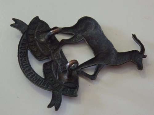 A SUPERB SOUTH AFRICAN 'PRETORIA REGIMENT' ''PRINCESS ALICE OWN'' BERET BADGE