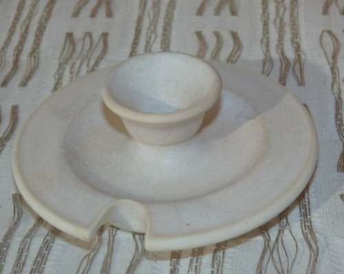 A FABULOUS STONEWARE MILK JUG AND LIDDED SUGAR BOWL SET WITH STUNNING HAND PAINTED DETAILING