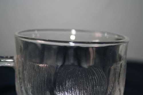 AN AWESOME COLLECTION OF 10 x FRENCH MADE ARCOROC "FLEUR" PATTERN PUNCH CUPS IN FABULOUS CONDITION