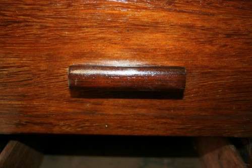 A BEAUTIFUL ANTIQUE SOLID OAK TOP 6-DRAWER EXECUTIVE "PARTNER" OFFICE DESK - PERFECT STUDY DESK