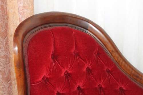 A SPECTACULAR ANTIQUE CARVED WALNUT "BAROQUE" CHAISE LONGUE IN MAGNIFICENT CONDITION! WOW!