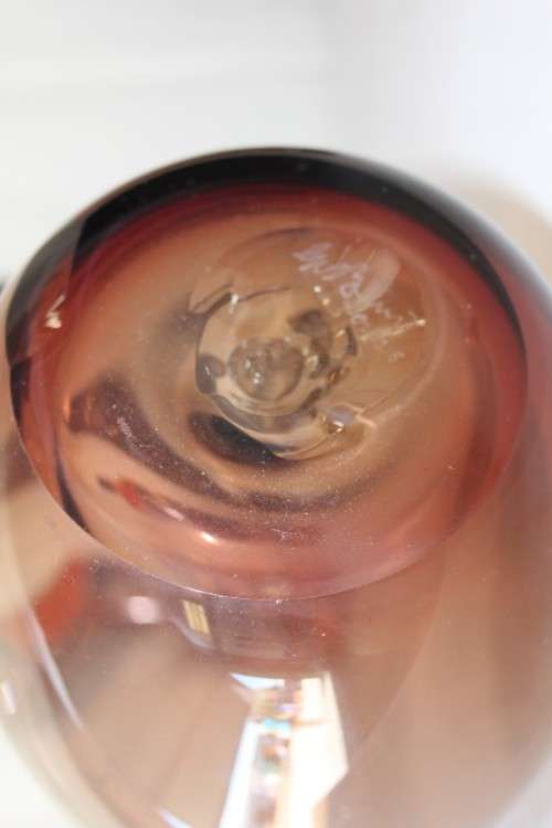 A SPECTACULAR TALL SIGNED HAND-BLOWN GLASS "CONTEMPORARY ART GLASS" VASE