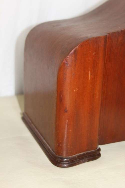 AN EXQUISITE ANTIQUE (c1930 TO 1940) "UNCO" ART DECO MANTLE CLOCK IN WORKING CONDITION