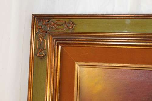A SUPERBLY PAINTED ORIGINAL SIGNED AND FRAMED "H. DIEHL" STILL LIFE OIL ON BOARD PAINTING