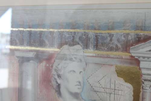 A VERY BEAUTIFUL (LARGE) FRAMED PRINT BY JOADOOR TITLED "ROMAN ILLUSIONS II"