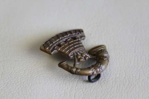AN AWESOME BRITISH PRINCE ALBERT'S "SOMERSET LIGHT INFANTRY" REGIMENT JELLALABAD CAP BADGE