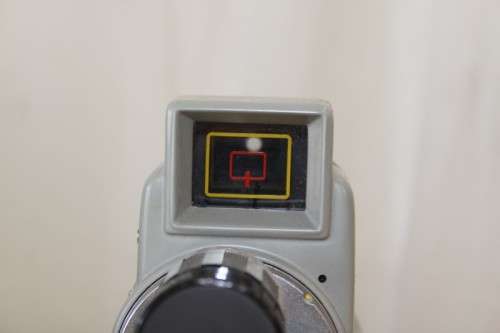 A SUPERB HANIMEX-SEKONIC 3 LENS "ELMATIC 8" 8mm PORTABLE TURRET LENS MOVIE CAMERA & LEATHER CASE