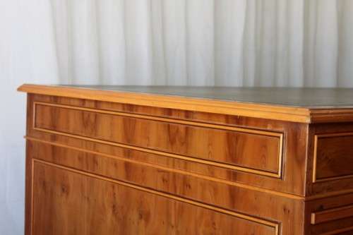 A MAGNIFICENT ORIGINAL "GORDON FRASER" YEW WOOD CHIPPENDALE PARTNERS DESK AND CHAIR - WOW!!!!
