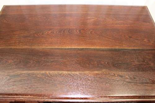 A STUNNING VINTAGE 3-DRAWERS SOLID PARTRIDGE-WOOD OFFICE/ EXECUTIVES DESK IN AWESOME CONDITION
