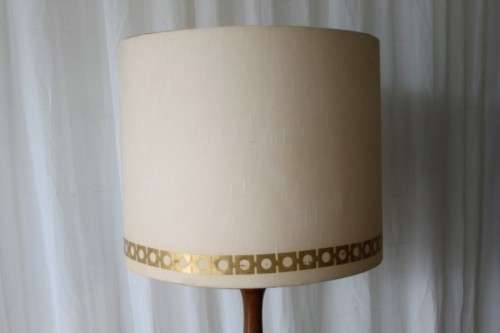 A SPECTACULAR RETRO WOODEN FLOOR LAMP WITH A FOOT SWITCH AND TONS OF CHARACTER