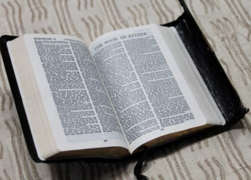 A STUNNING VINTAGE "SNAP FLAP" ENGLISH "KING JAMES" POCKET BIBLE IN GREAT CONDITION