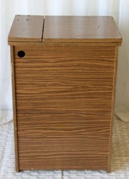 AN AMAZING VINTAGE (WORKING) "FRICK" SEWING MACHINE IN ITS ORIGINAL WOODEN CABINET