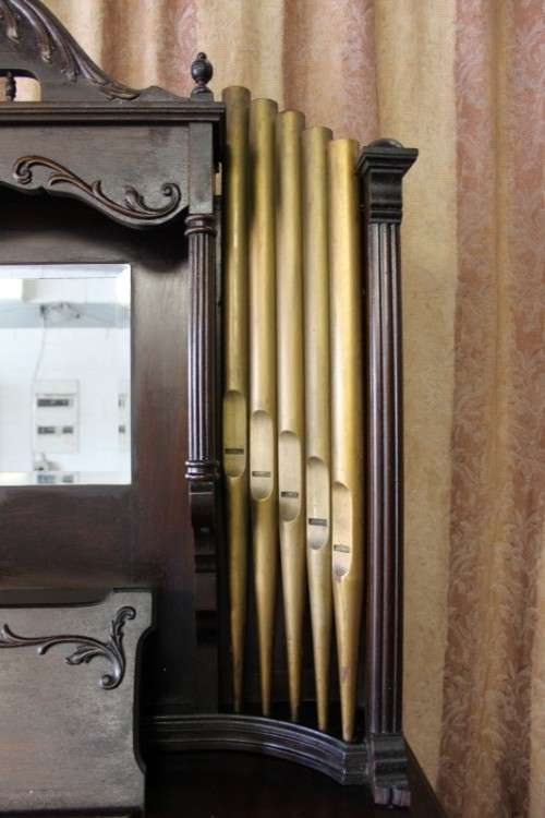 AN INCREDIBLY RARE ANTIQUE VICTORIAN (1890 - 1912) HAMILTON PIANO Co. HIGH BACK PARLOR PUMP ORGAN