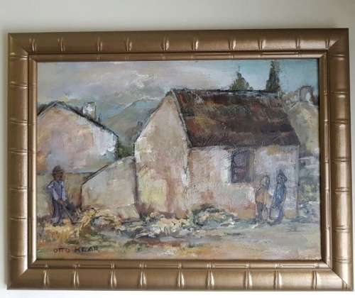 AN EXQUISITE, HIGHLY COLLECTIBLE ORIGINAL OTTO KLAR (1908 -1994) OIL PAINTING! GREAT INVESTMENT ART!