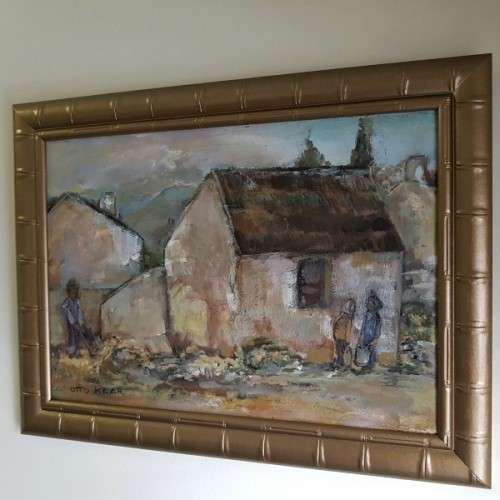 AN EXQUISITE, HIGHLY COLLECTIBLE ORIGINAL OTTO KLAR (1908 -1994) OIL PAINTING! GREAT INVESTMENT ART!
