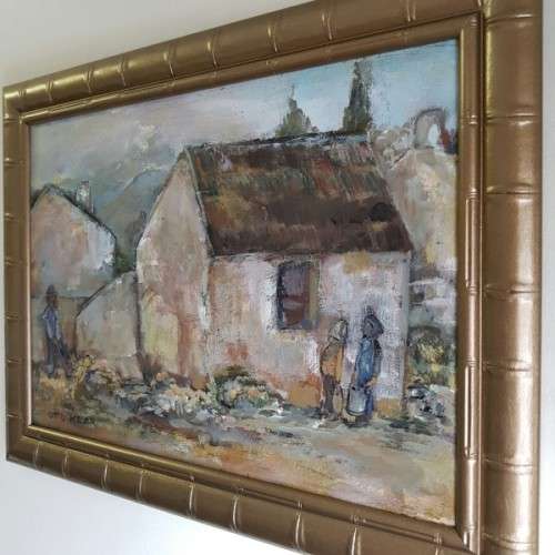 AN EXQUISITE, HIGHLY COLLECTIBLE ORIGINAL OTTO KLAR (1908 -1994) OIL PAINTING! GREAT INVESTMENT ART!