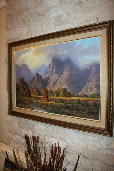 AN EXQUISITE LARGE ORIGINAL GAWIE CRONJE (1930 - 2007) OIL PAINTING w STUNNING FRAME! INVESTMENT ART