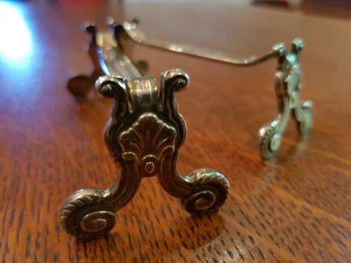 2x magnificent Christofle "Coquille Vendome Shell" Porte Couteaux silver plated knife rests | RS17