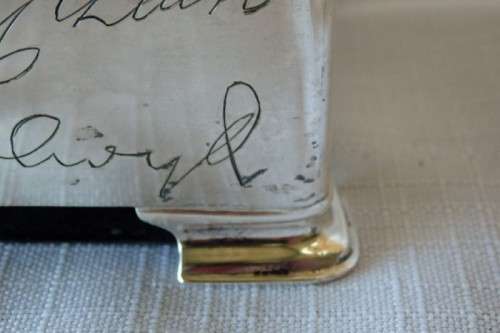 An exquisite antique (1902) hallmarked sterling silver engraved cigar/ cigarette box