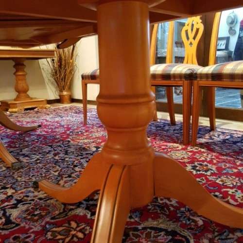 ***make an offer*** ORIGINAL "GORDON FRASER" YEW WOOD CHIPPENDALE 8 - 10 SEATER DINING ROOM SUITE