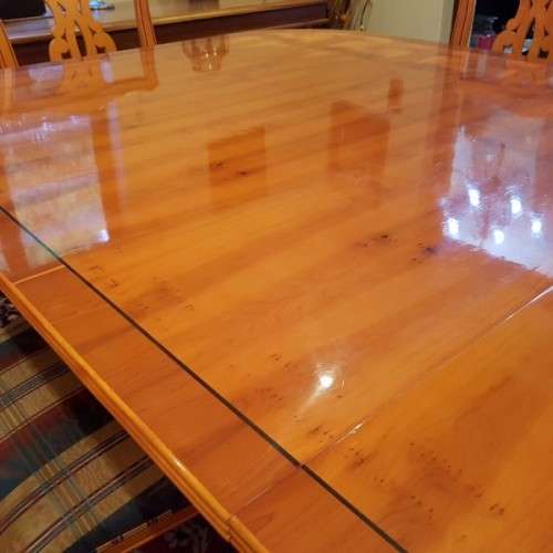***make an offer*** ORIGINAL "GORDON FRASER" YEW WOOD CHIPPENDALE 8 - 10 SEATER DINING ROOM SUITE