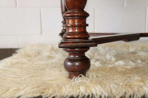 A superb antique 6 to 8 seater walnut extendable "monastery" table with "hidden" panels | RS17