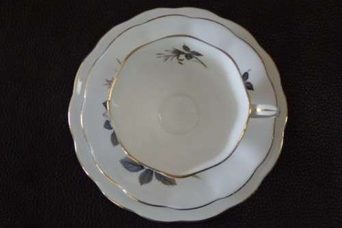An incredible vintage Royal Albert fine bone china "Queen's Messenger" collection trio