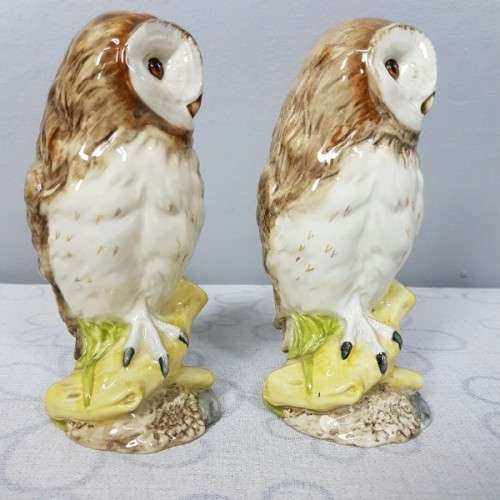A rare Royal Doulton "Whyte & Mackay Scotch Whiskey Barn Owl porcelain decanter. Take 1 or 2!
