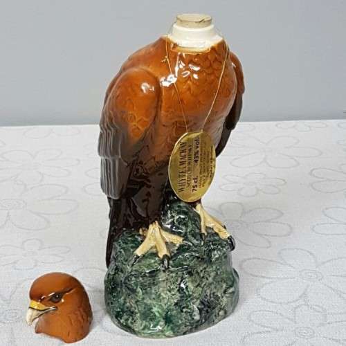 An ultra-rare vintage Royal Doulton "Whyte & Mackay Scotch Whiskey" Golden Eagle 750ml decanter